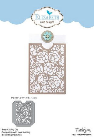 Elizabeth Craft Designs - Dies - Rose Pocket