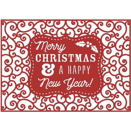 Trimcraft - First Edition Dies - Craft A Card - Happy New Year