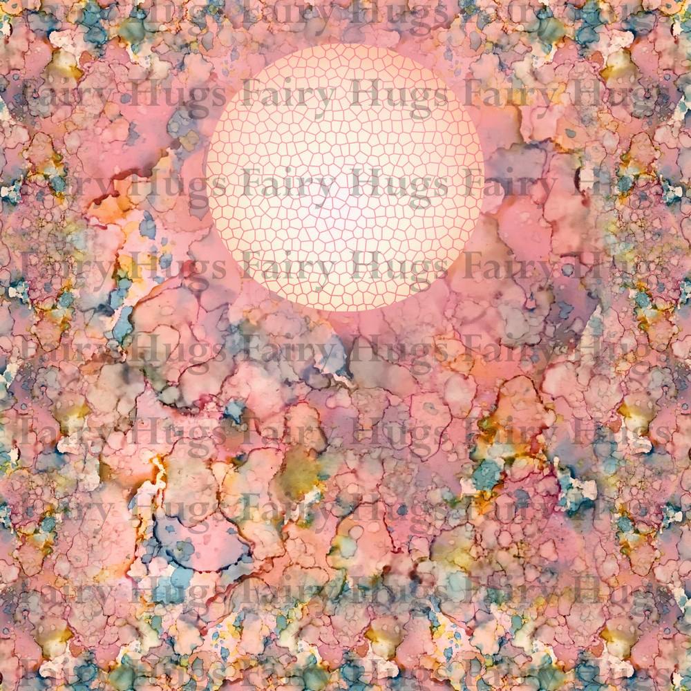 Fairy Hugs -Backgrounds - 6" x 6" - Bubble Gum