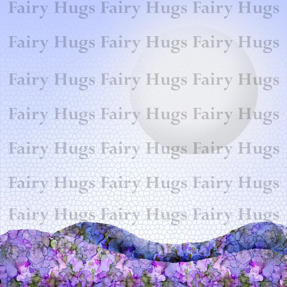 Fairy Hugs -Backgrounds - 6" x 6" - Moon Light