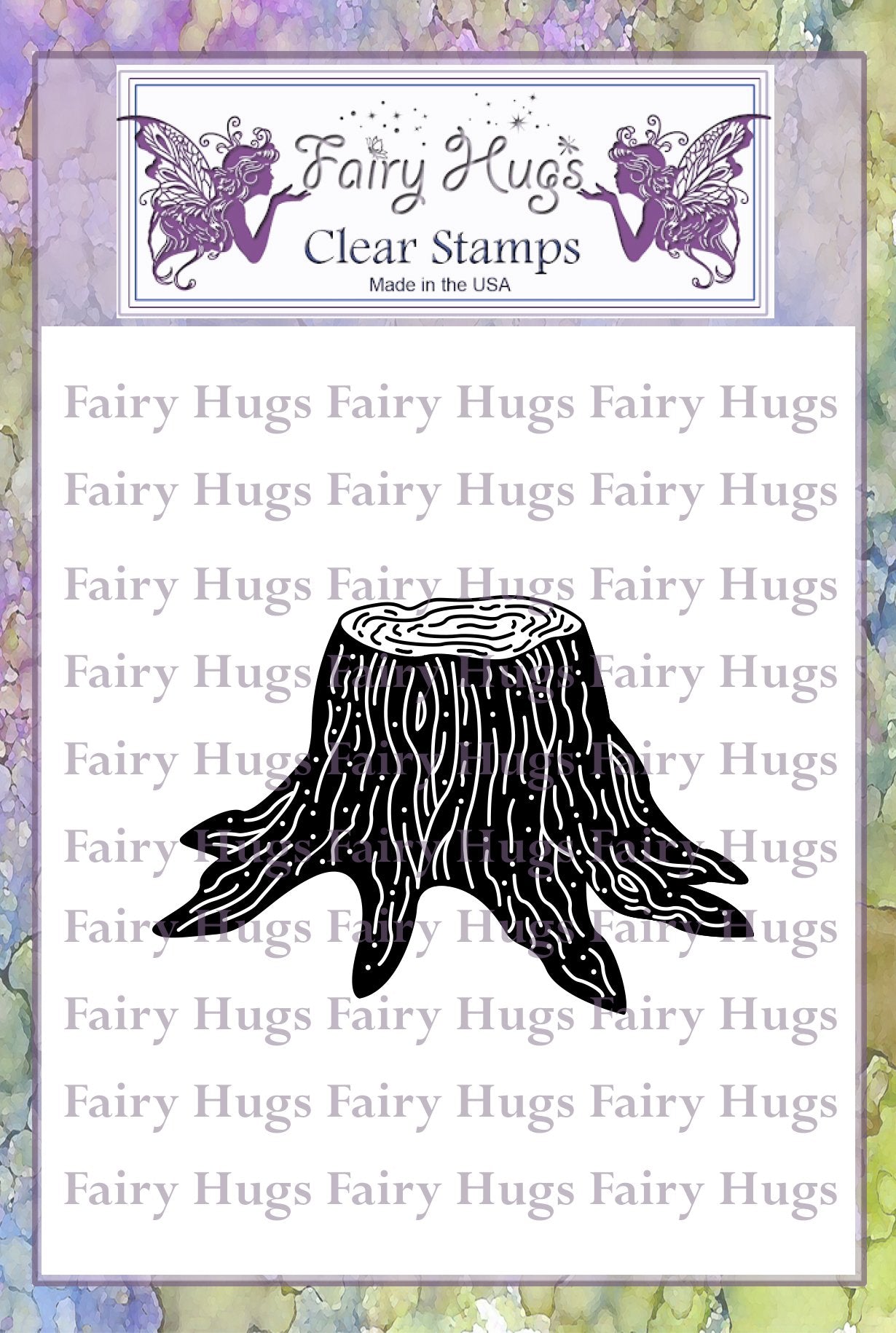 Fairy Hugs Stamps - Tree Stump