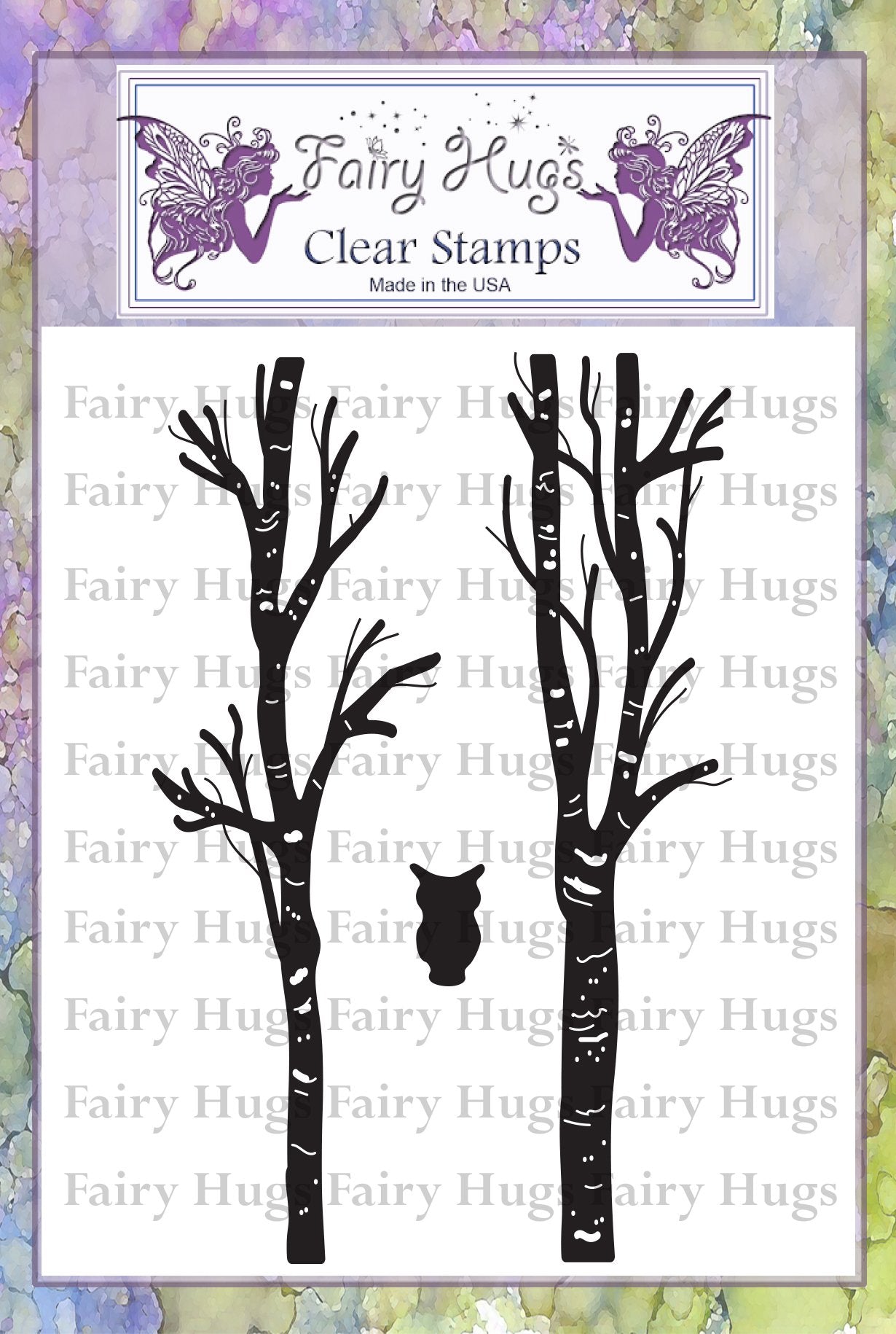 Fairy Hugs Stamps - Birch Tree Set