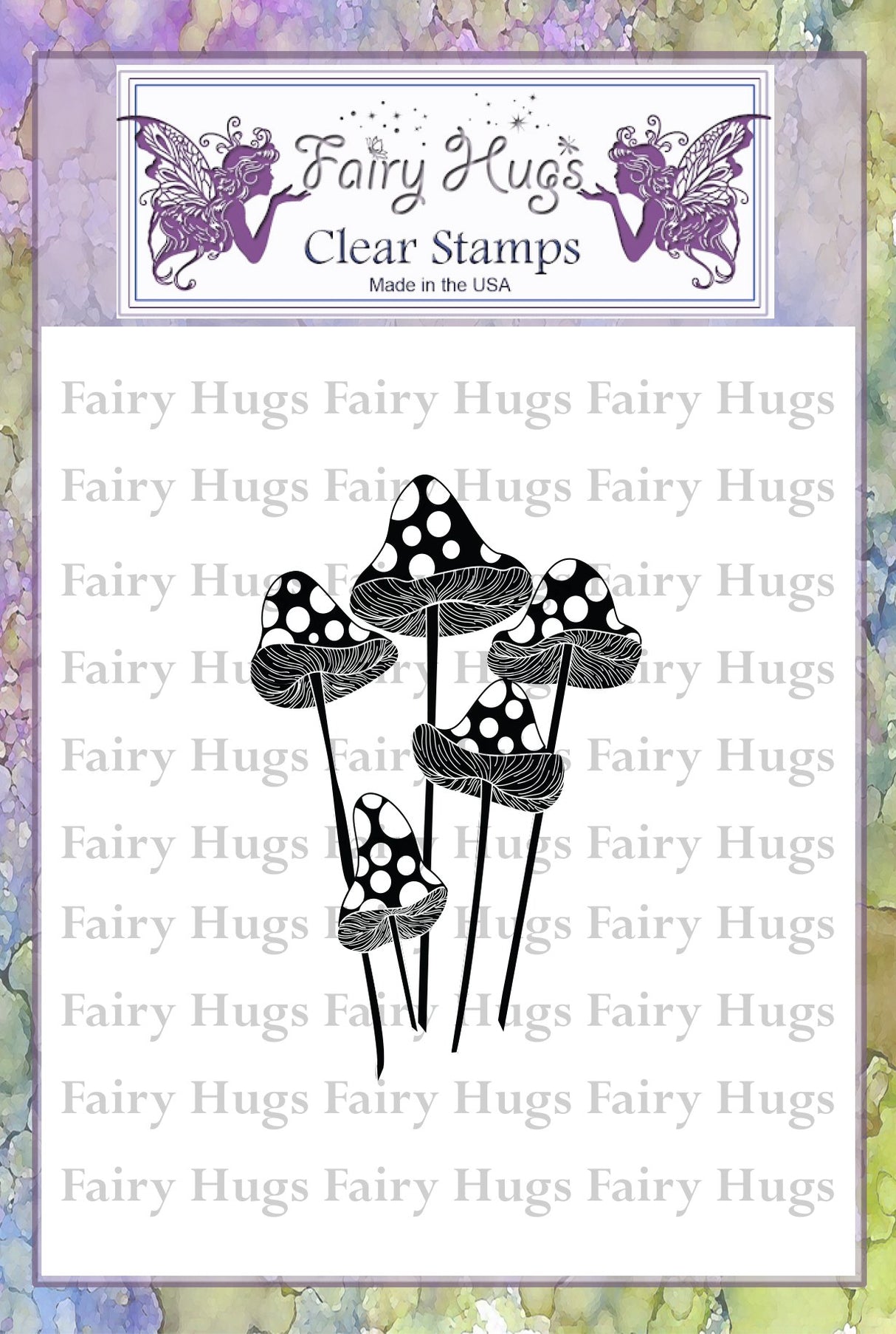 Fairy Hugs Stamps - Dotted Mushrooms