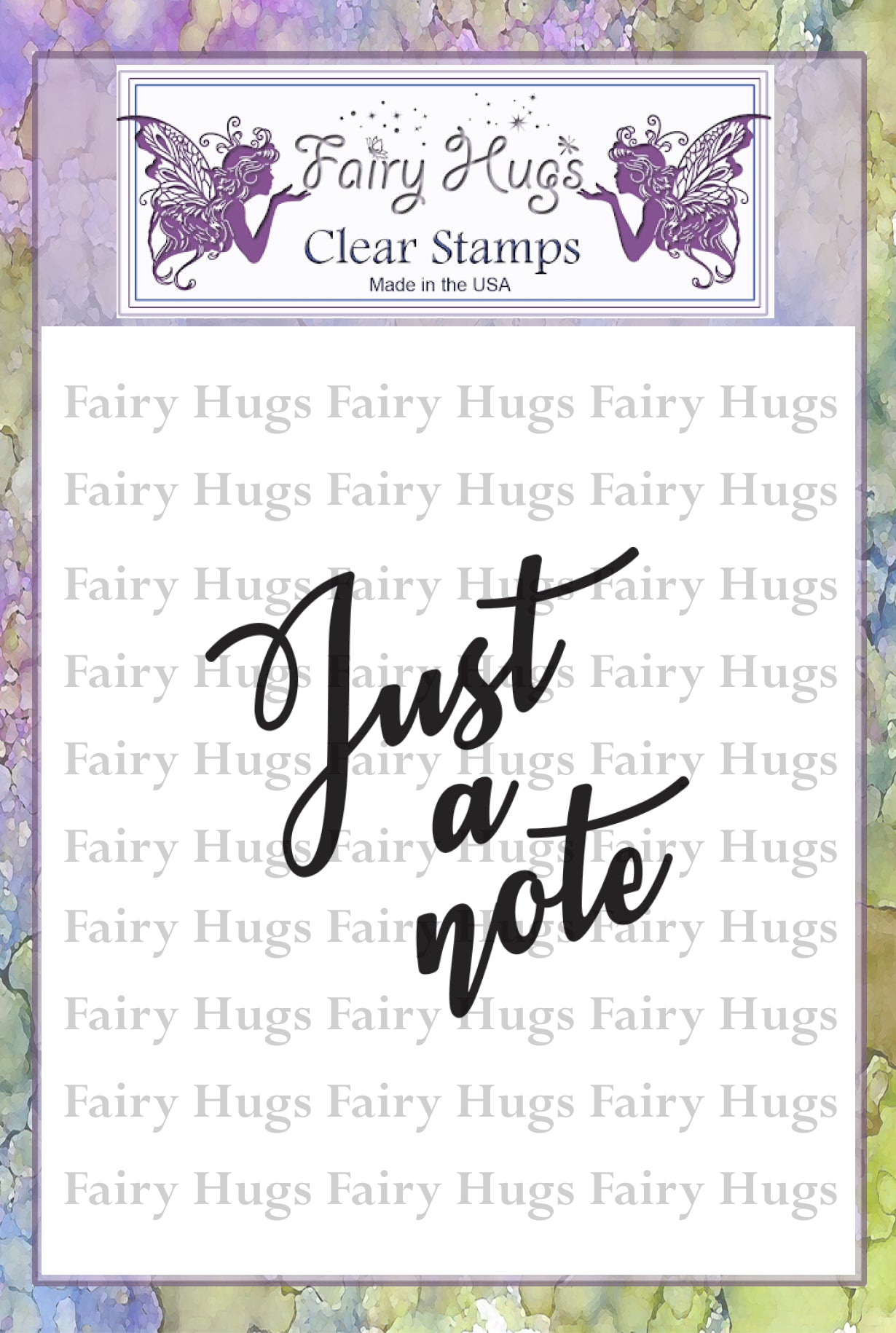 Fairy Hugs Stamps - Just A Note