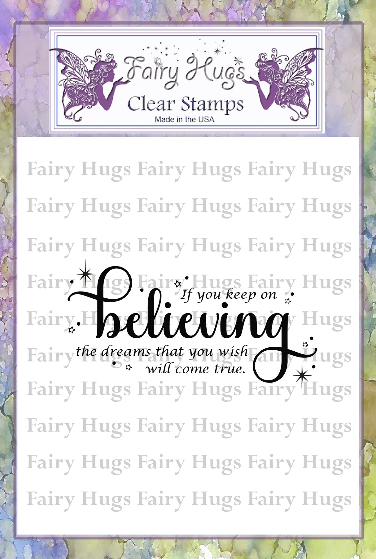 Fairy Hugs Stamps - Believing