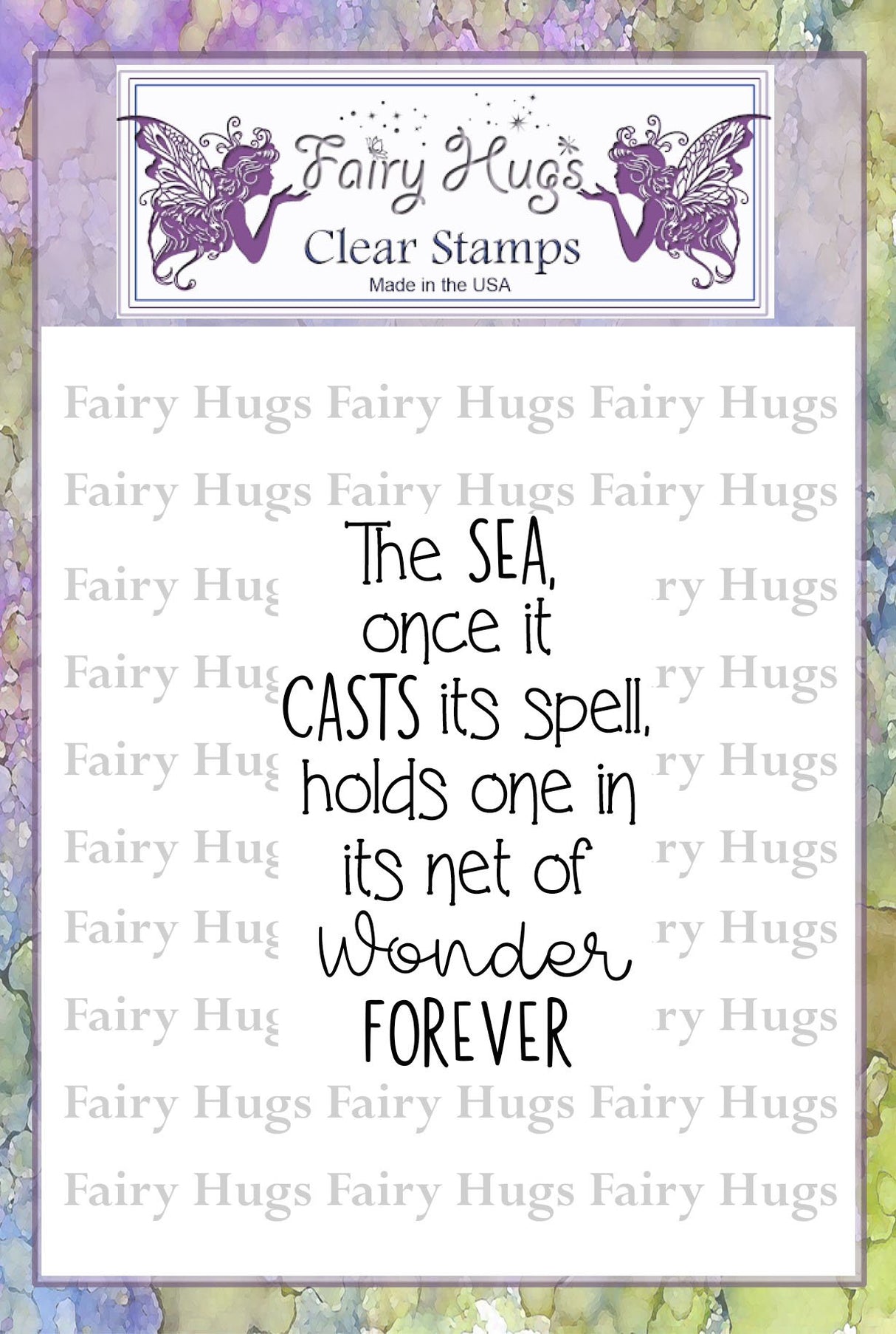 Fairy Hugs Stamps - Sea Quote