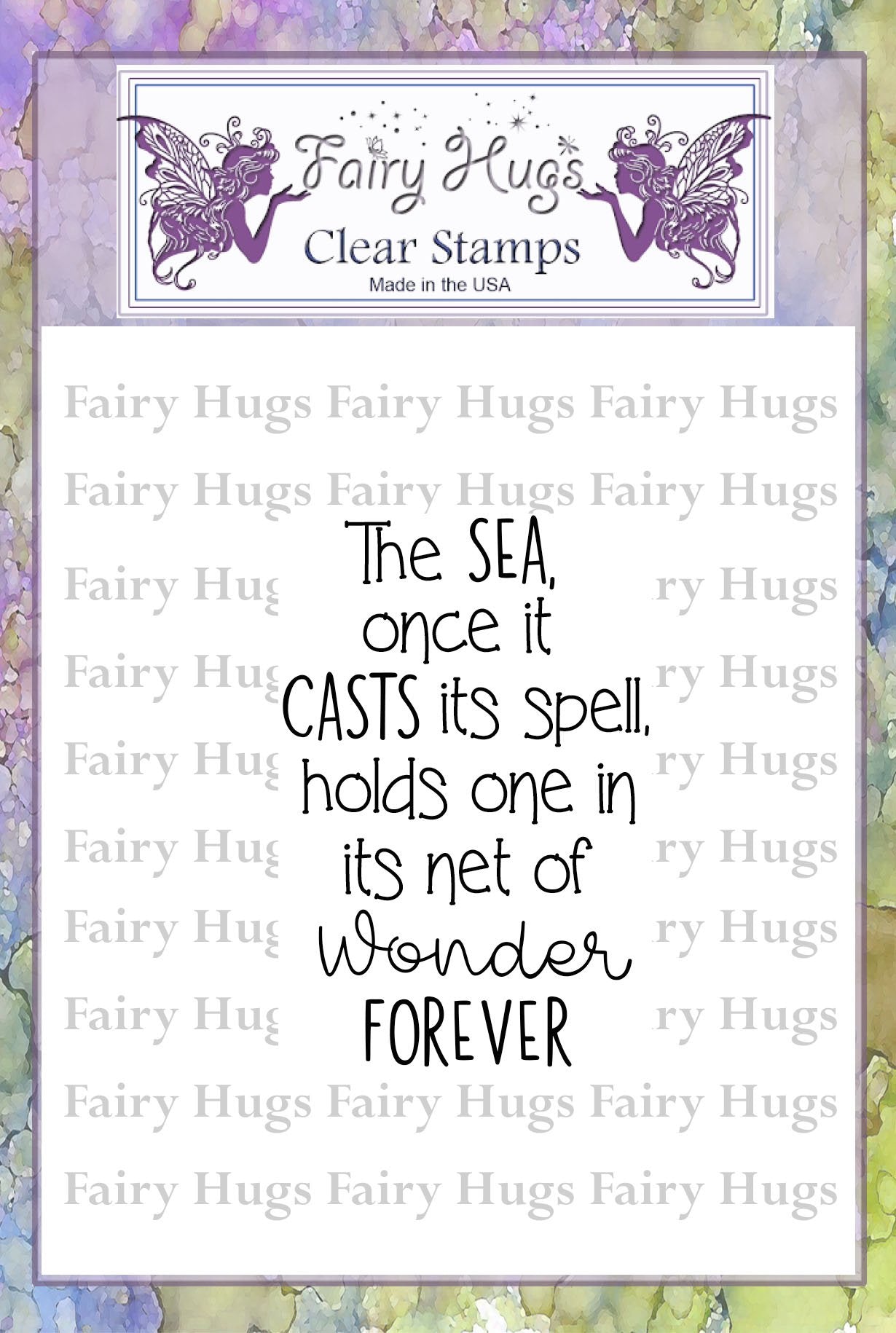Fairy Hugs Stamps - Sea Quote