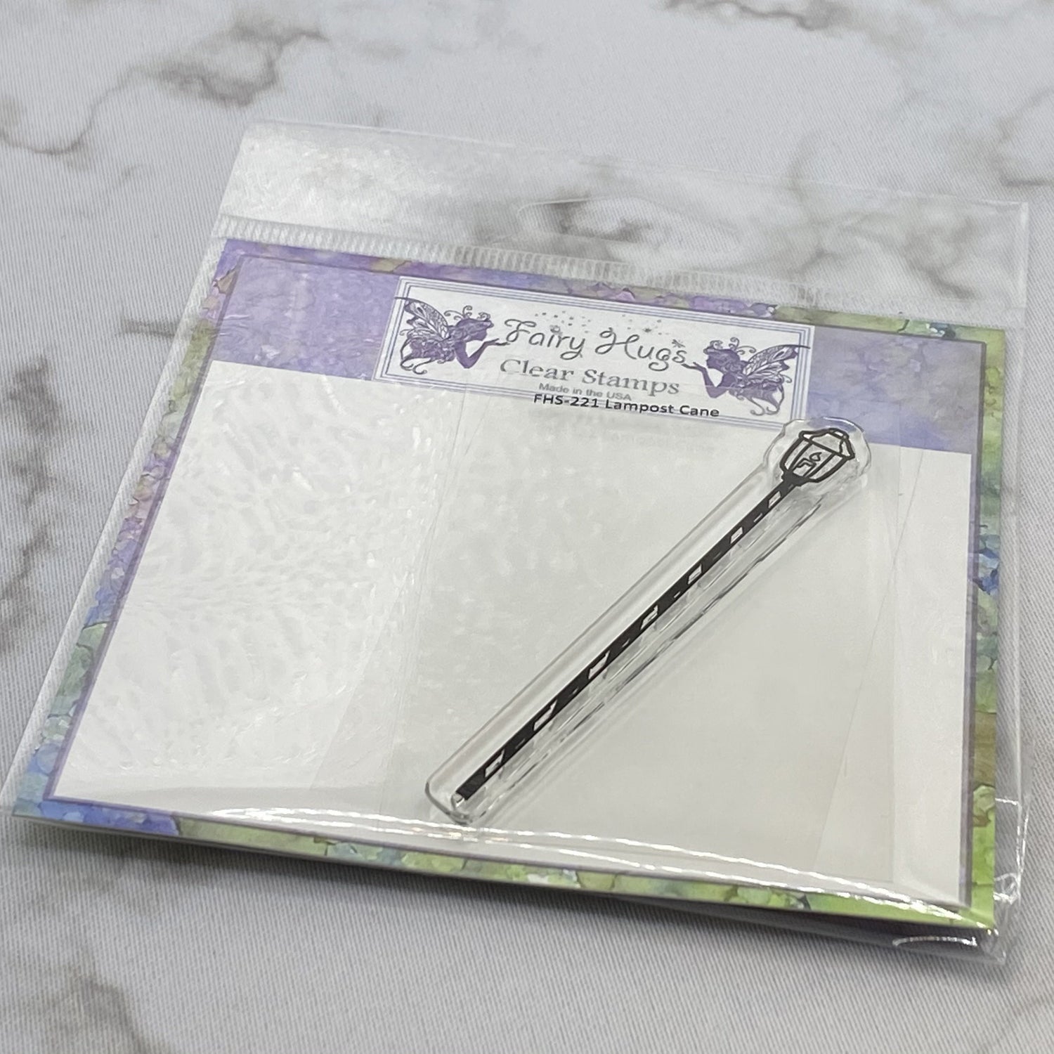 Fairy Hugs Stamps - Lamp Post Cane