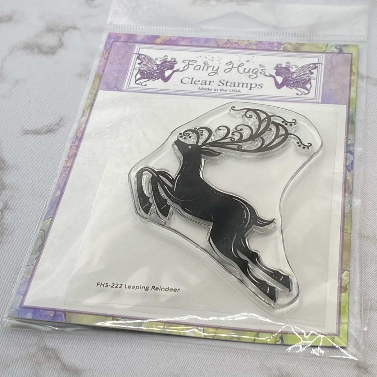 Fairy Hugs Stamps - Leaping Reindeer