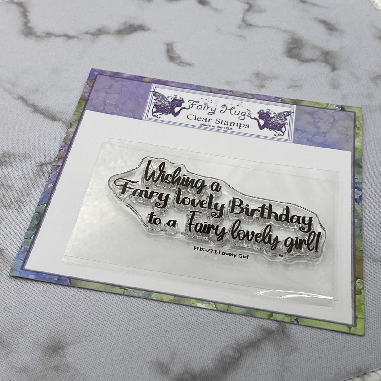 Fairy Hugs Stamps - Lovely Girl