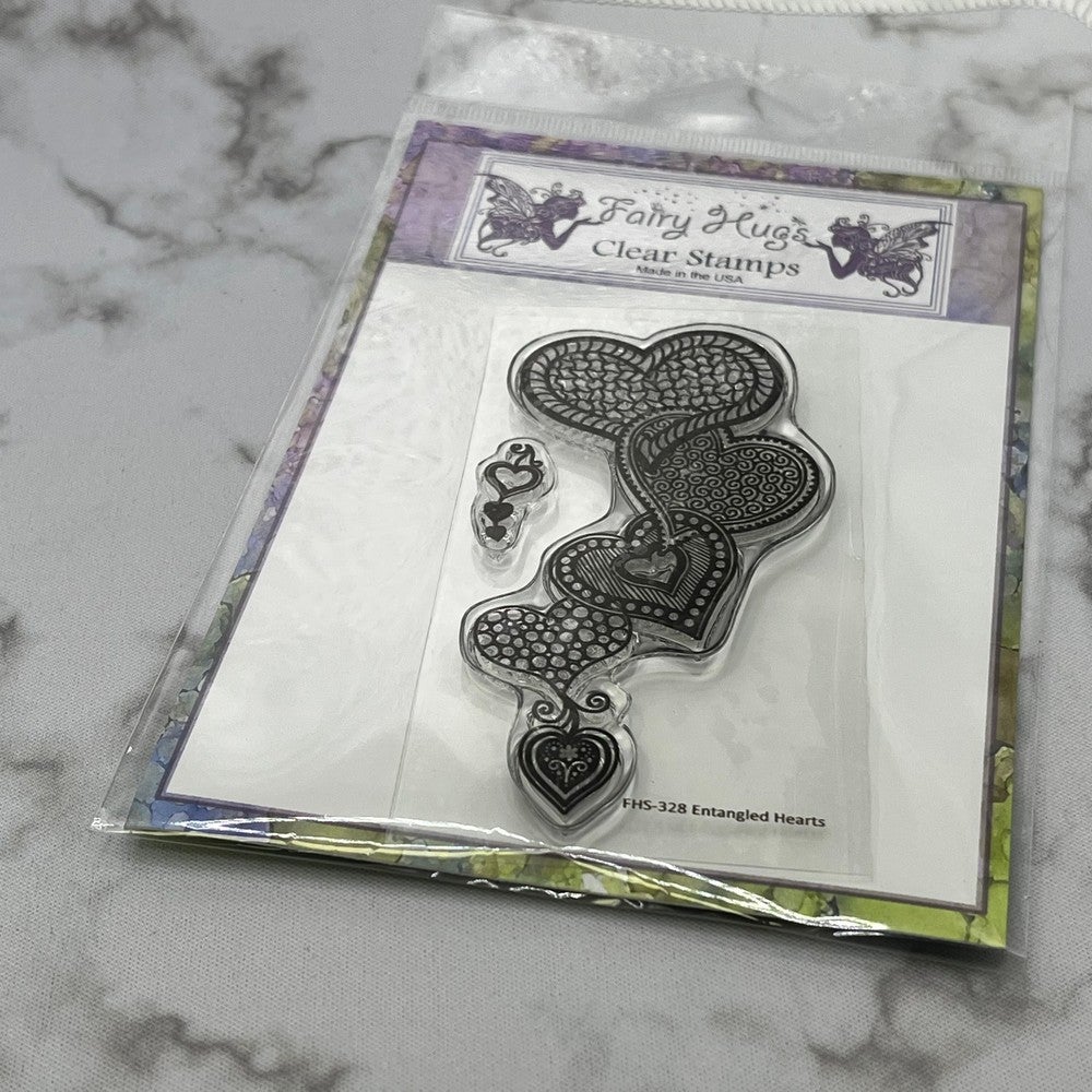 Fairy Hugs Stamps - Entangled Hearts