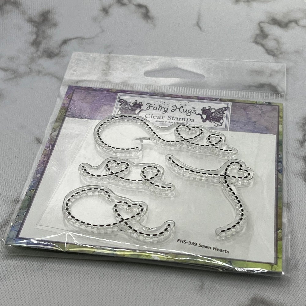 Fairy Hugs Stamps - Sewn Hearts