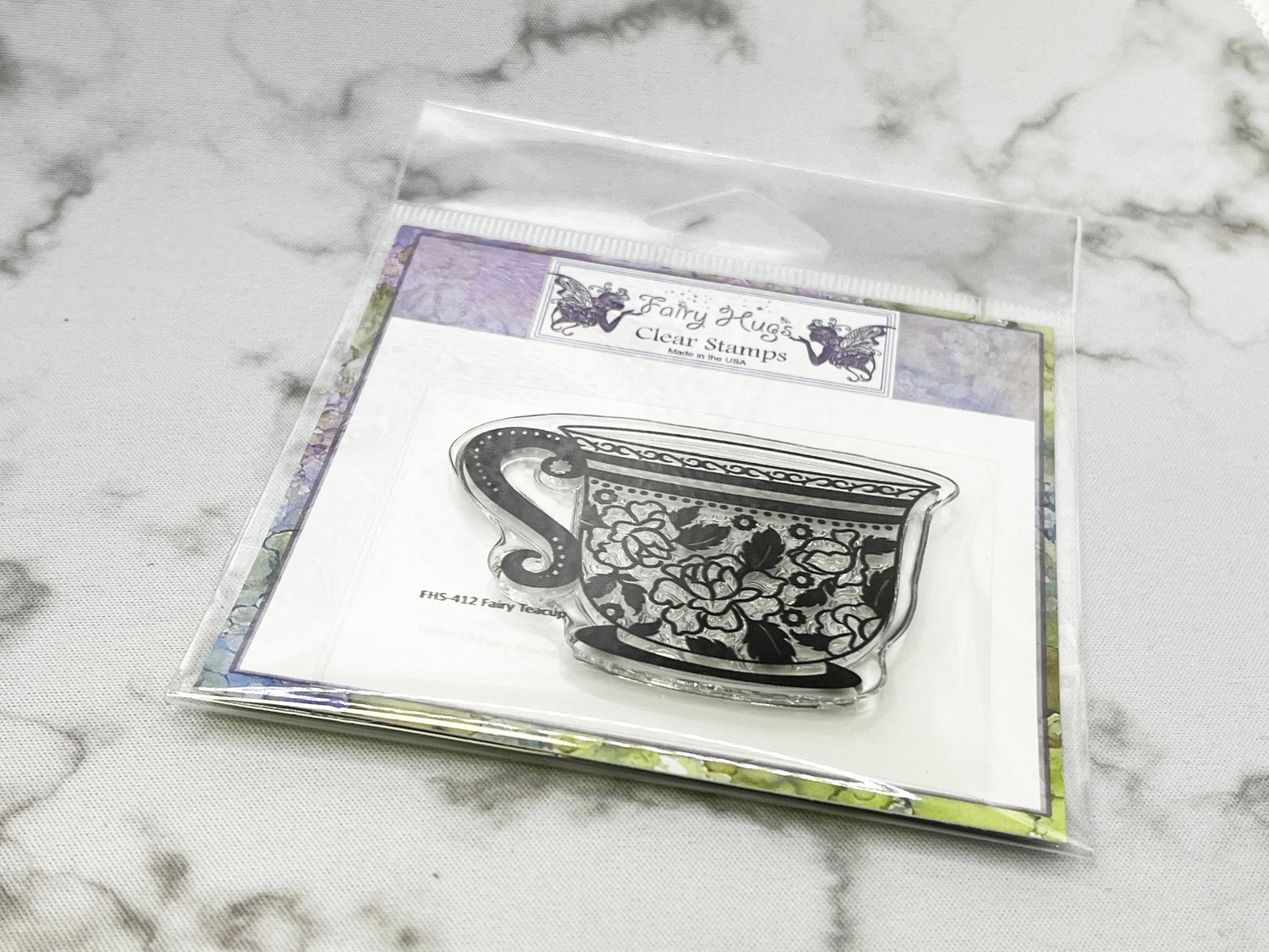 Fairy Hugs Stamps - Fairy Teacup