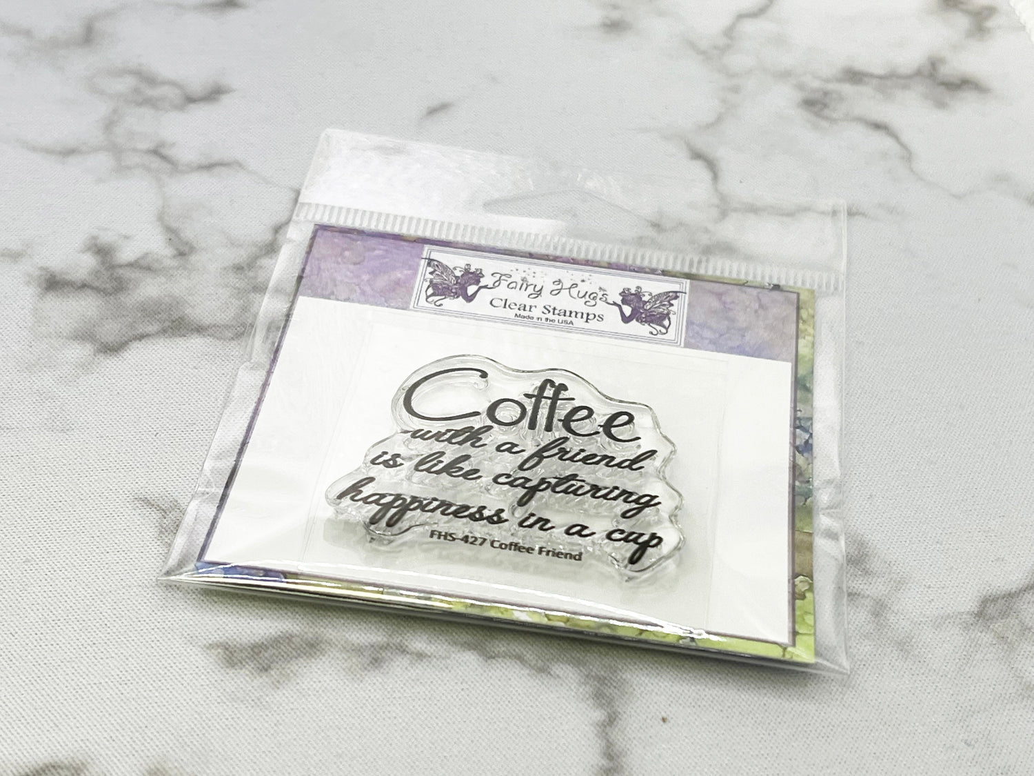 Fairy Hugs Stamps - Coffee Friend