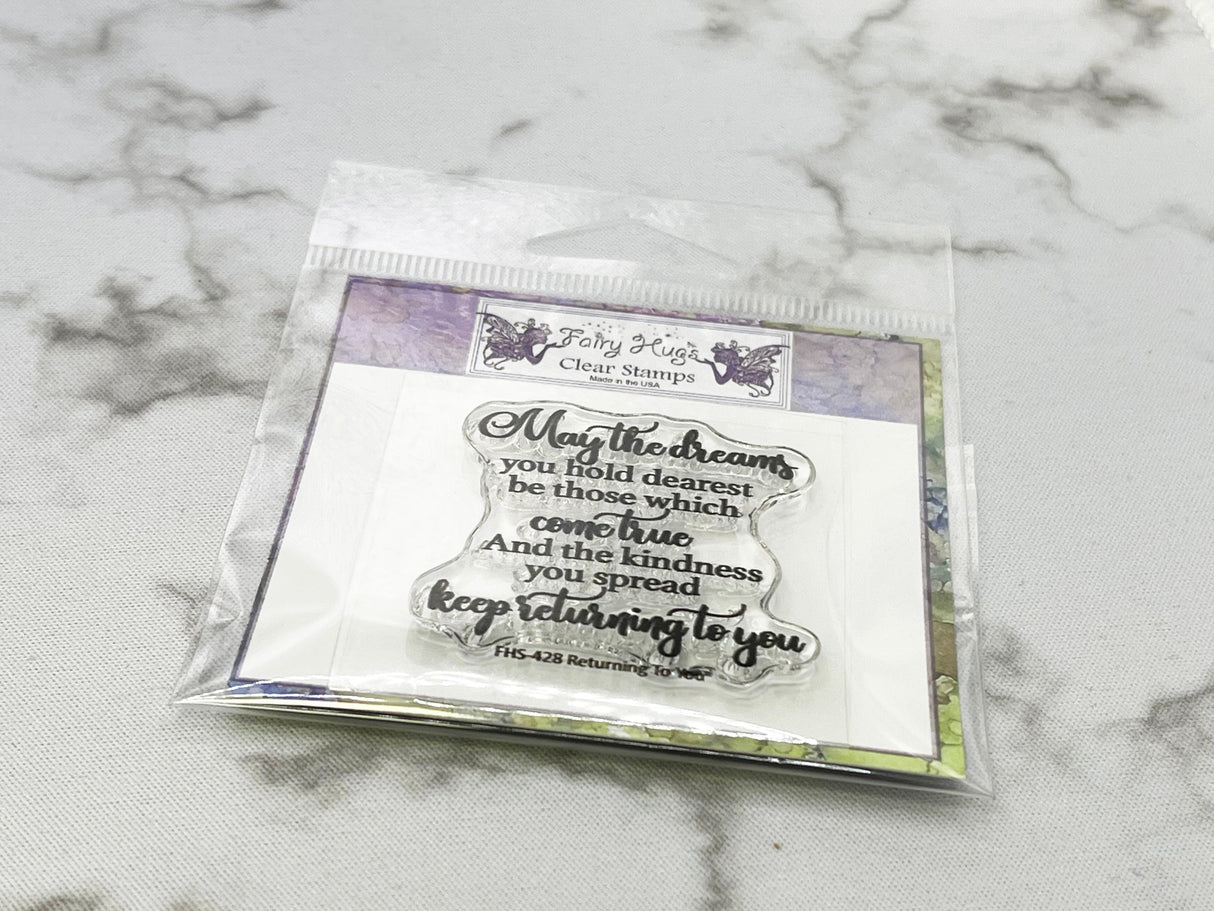 Fairy Hugs Stamps - Returning To You