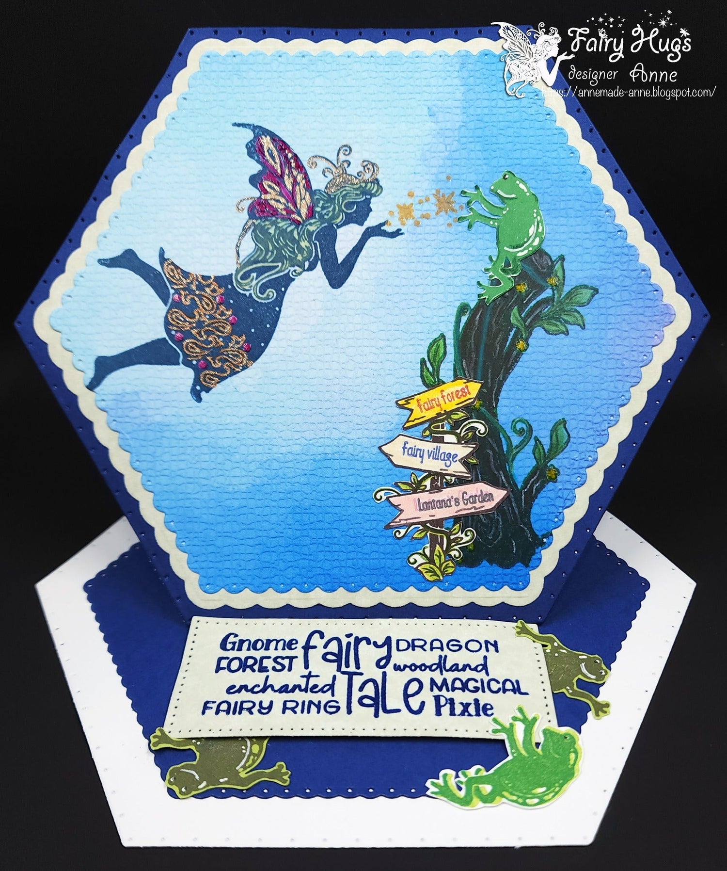 Fairy Hugs Stamps - Acorn Corner Post