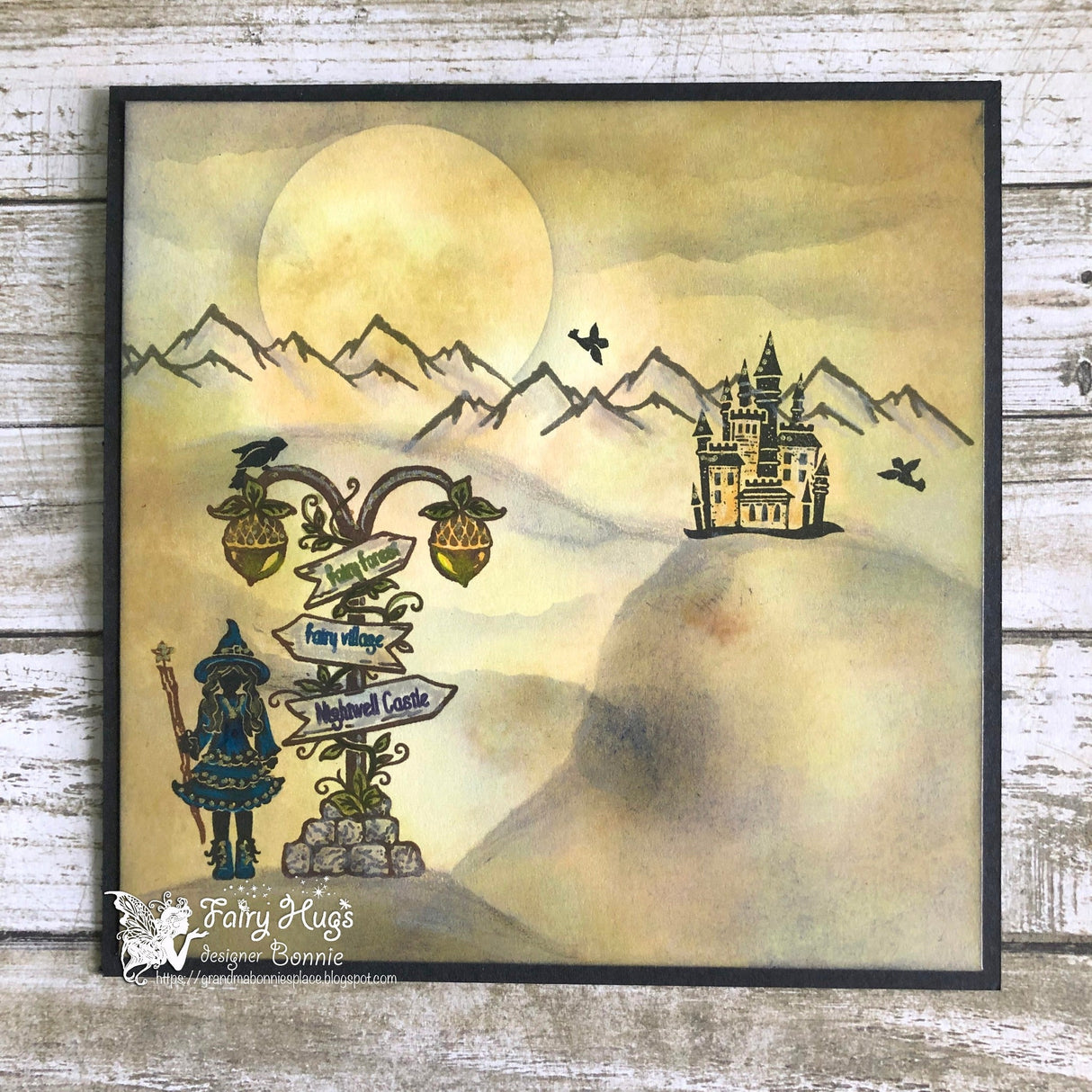 Fairy Hugs Stamps - Acorn Corner Post