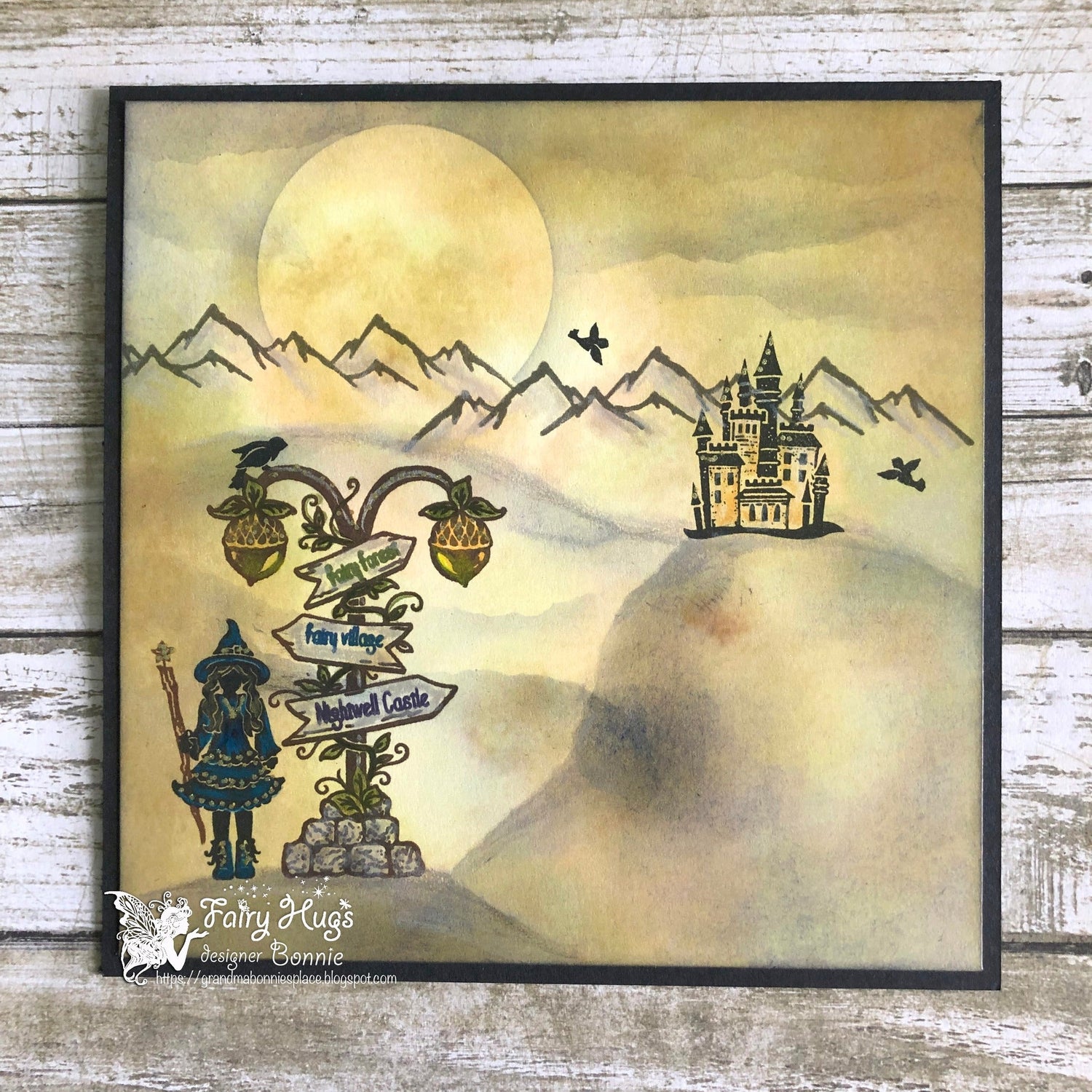 Fairy Hugs Stamps - Acorn Corner Post