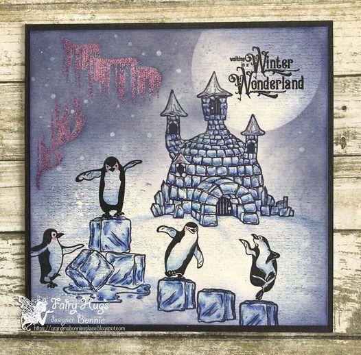 Fairy Hugs Stamps - Fairy Igloo