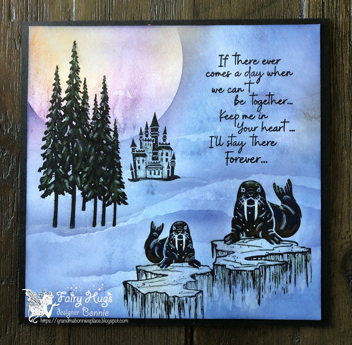 Fairy Hugs Stamps - Pine Cluster