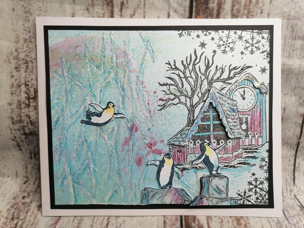 Fairy Hugs Stamps - Winter Chalet