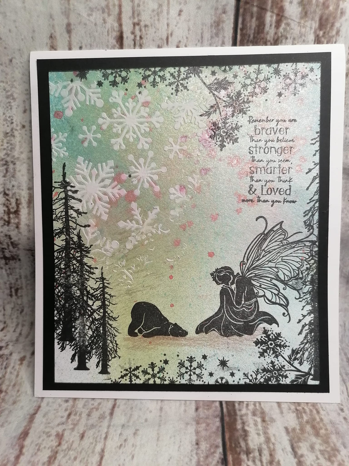 Fairy Hugs Stamps - Rugged Pines