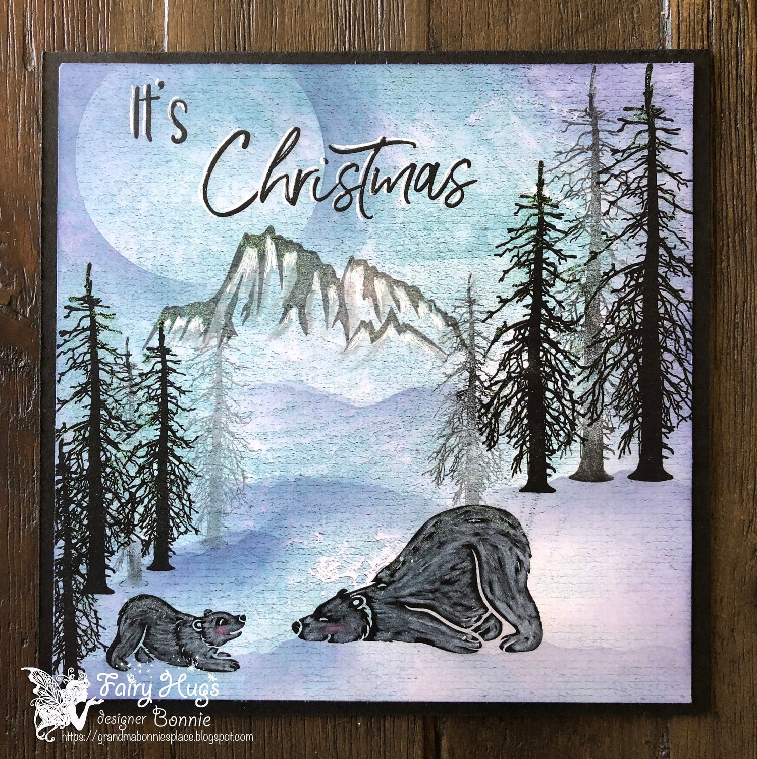 Fairy Hugs Stamps - Rugged Pines