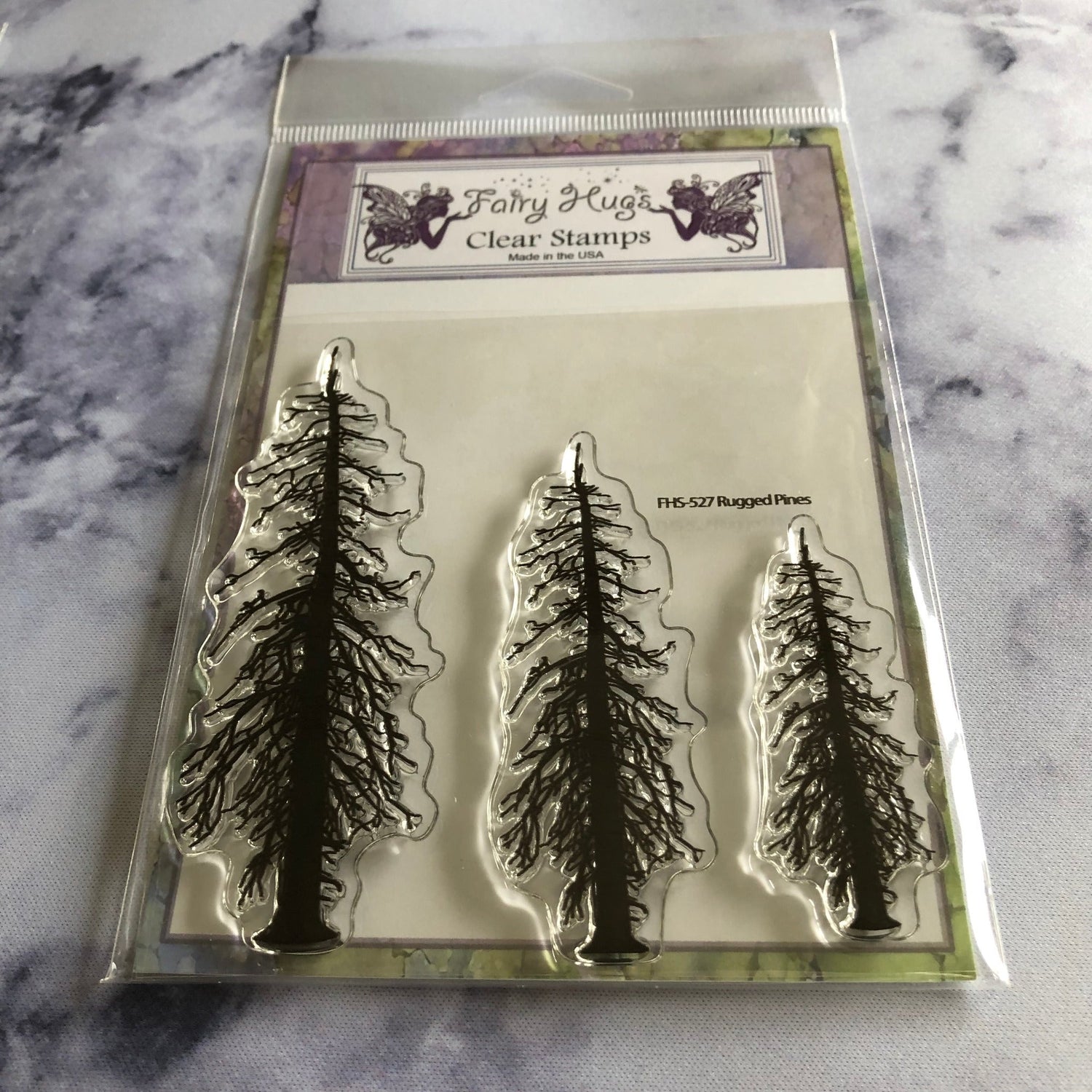 Fairy Hugs Stamps - Rugged Pines