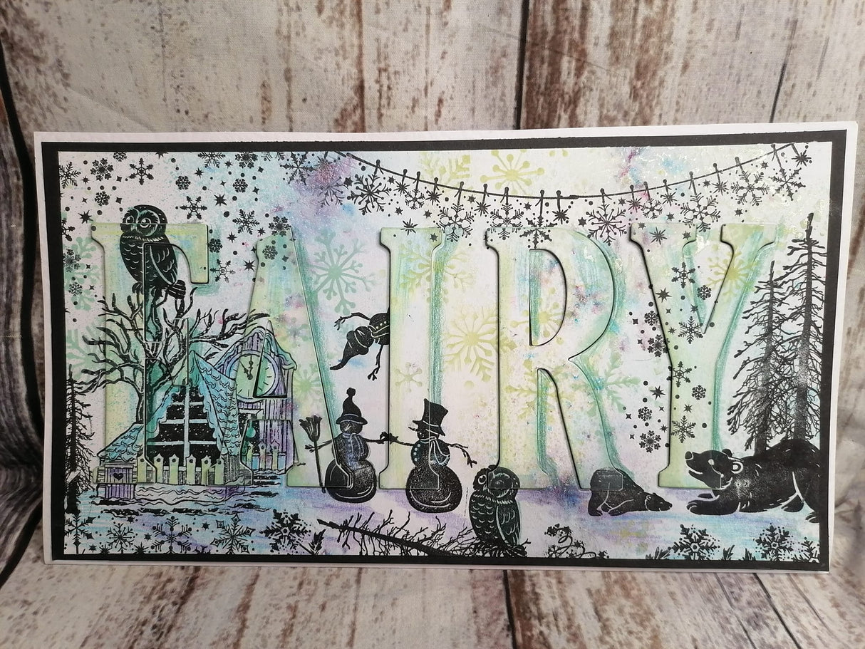 Fairy Hugs Stamps - Snowfall