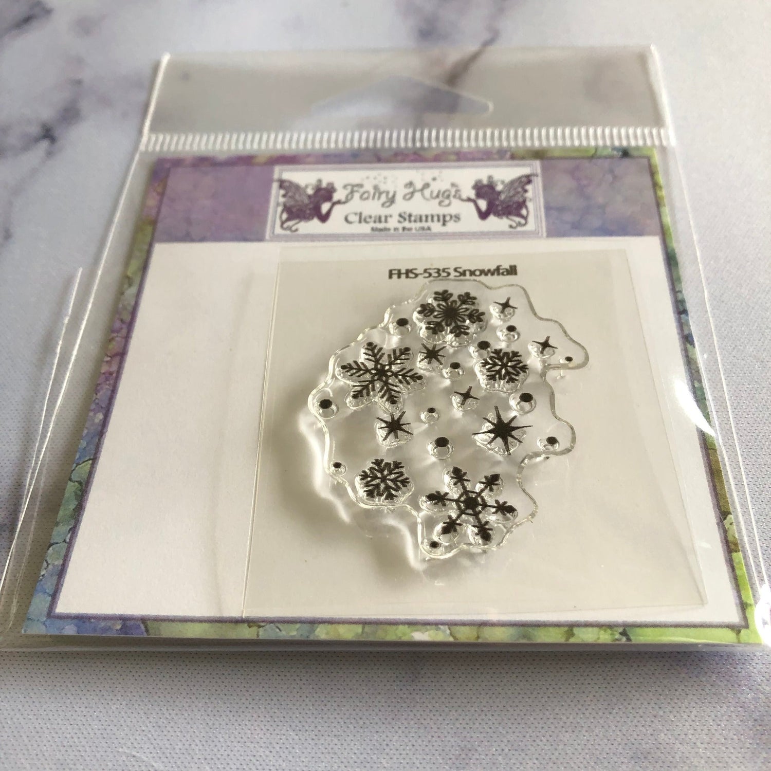 Fairy Hugs Stamps - Snowfall