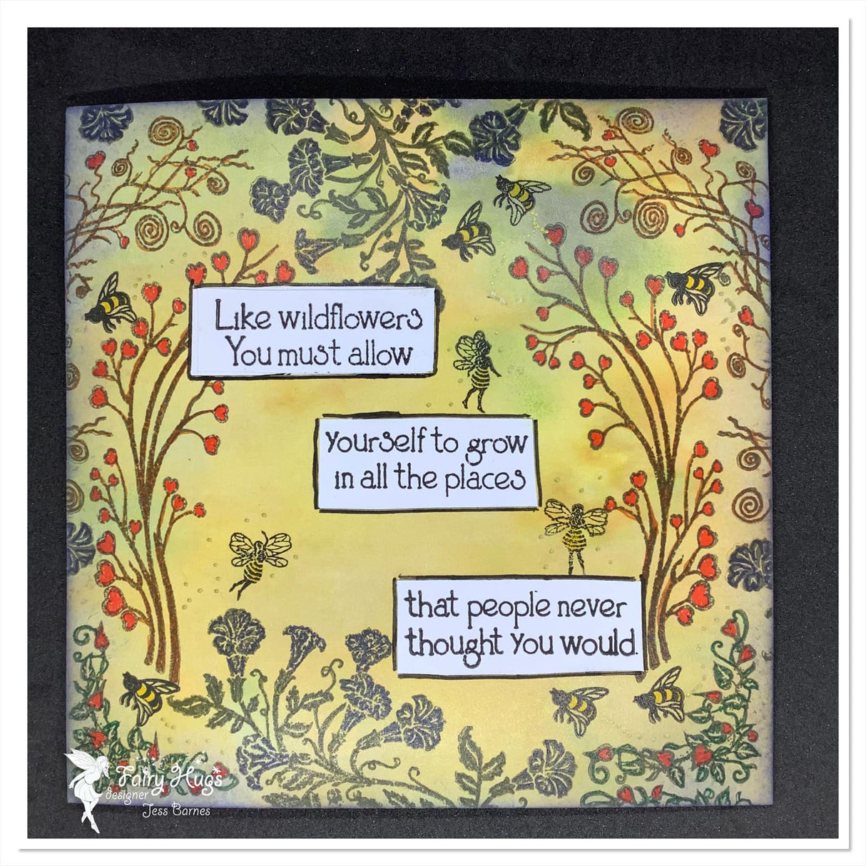 Fairy Hugs Stamps - Trumpet Vine