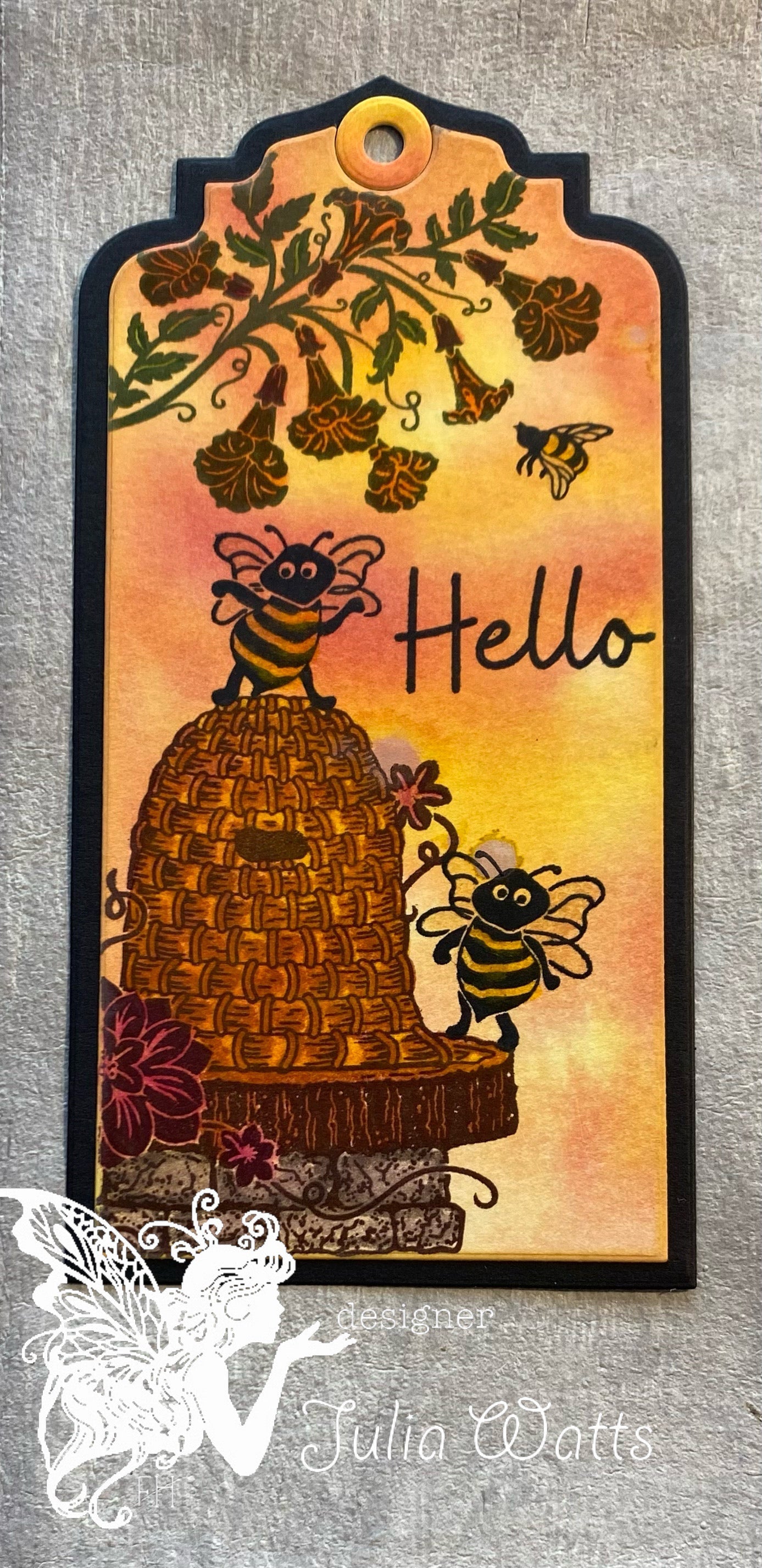 Fairy Hugs Stamps - Trumpet Vine