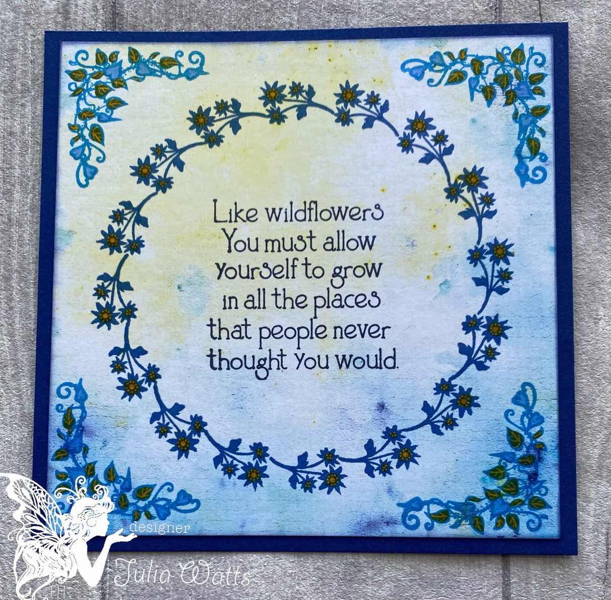 Fairy Hugs Stamps - Heart Vine Corners