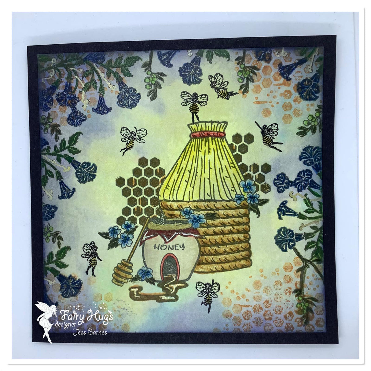 Fairy Hugs Stamps - Honeycomb Textures