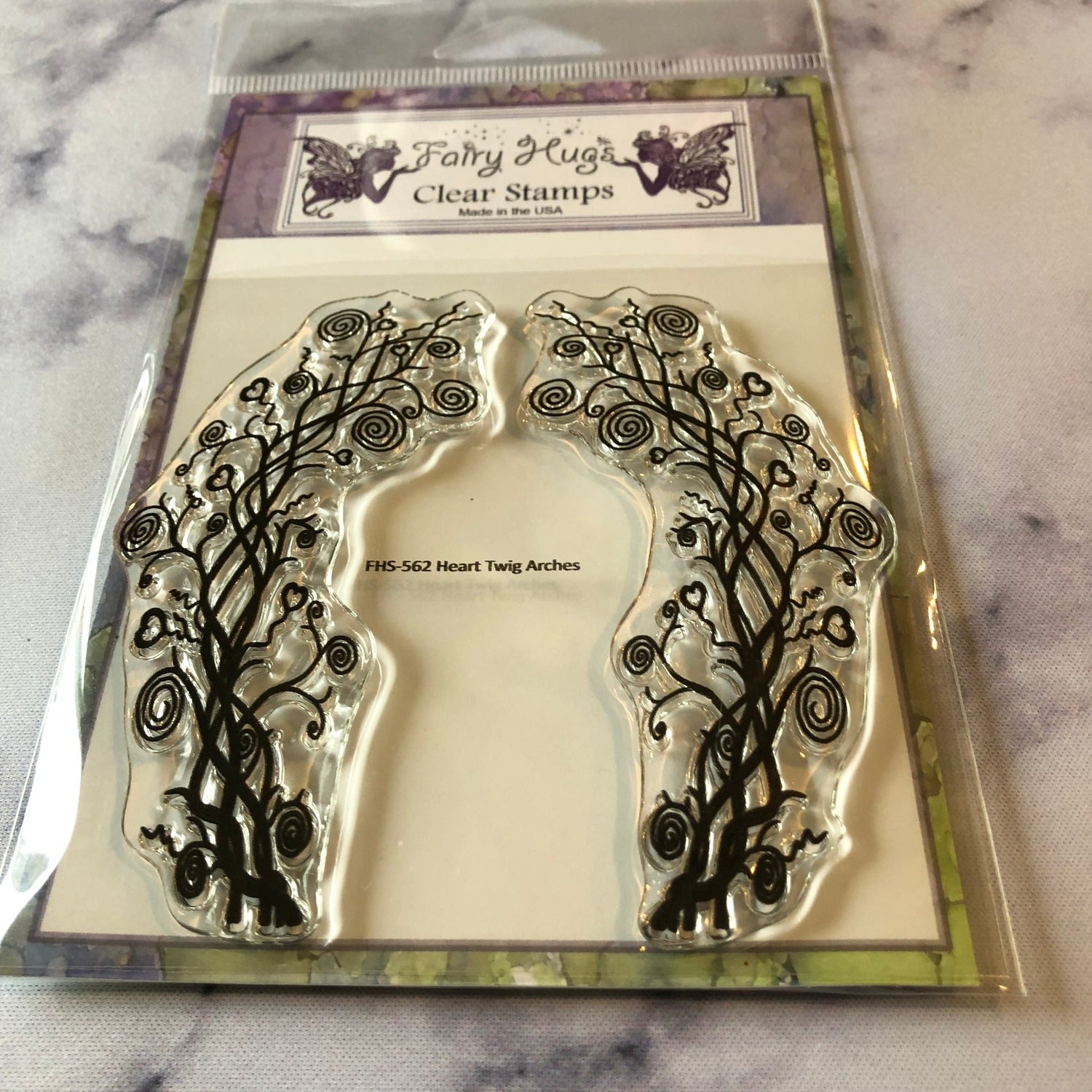 Fairy Hugs Stamps - Heart Twig Arches