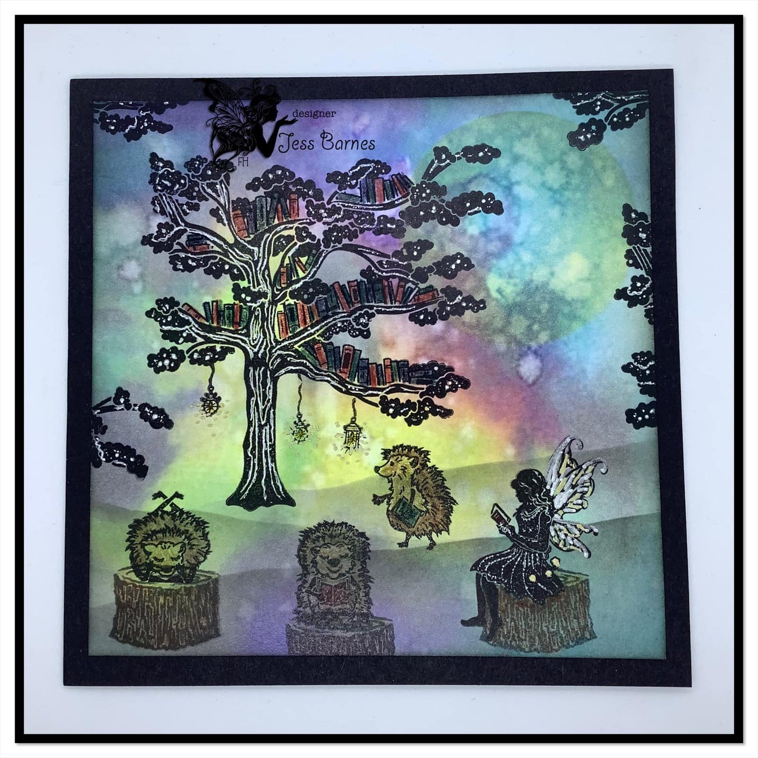 Fairy Hugs - Stamps - Reading Hedgehogs