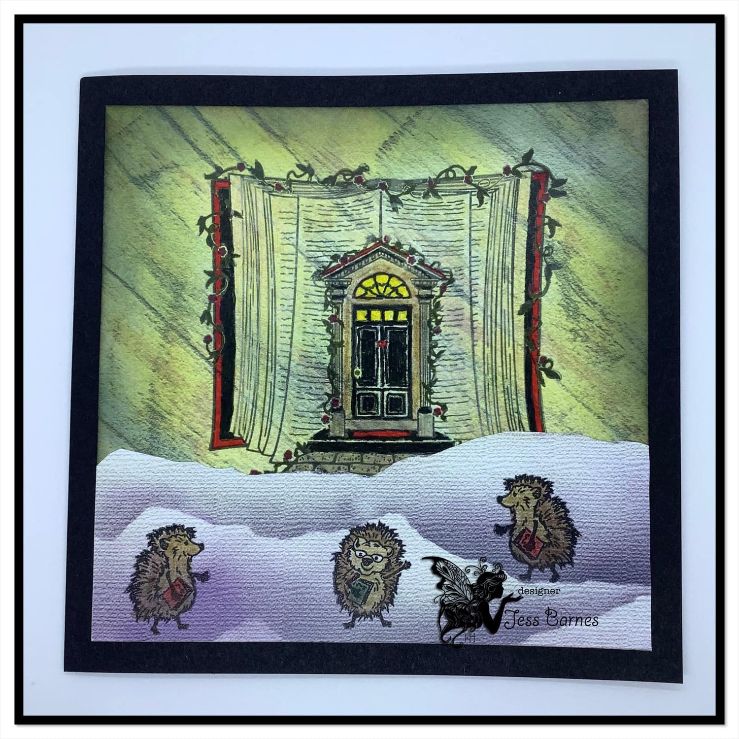 Fairy Hugs - Stamps - Reading Hedgehogs