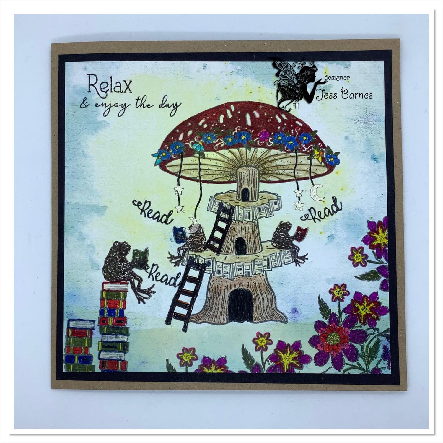 Fairy Hugs - Stamps - Reading Toads