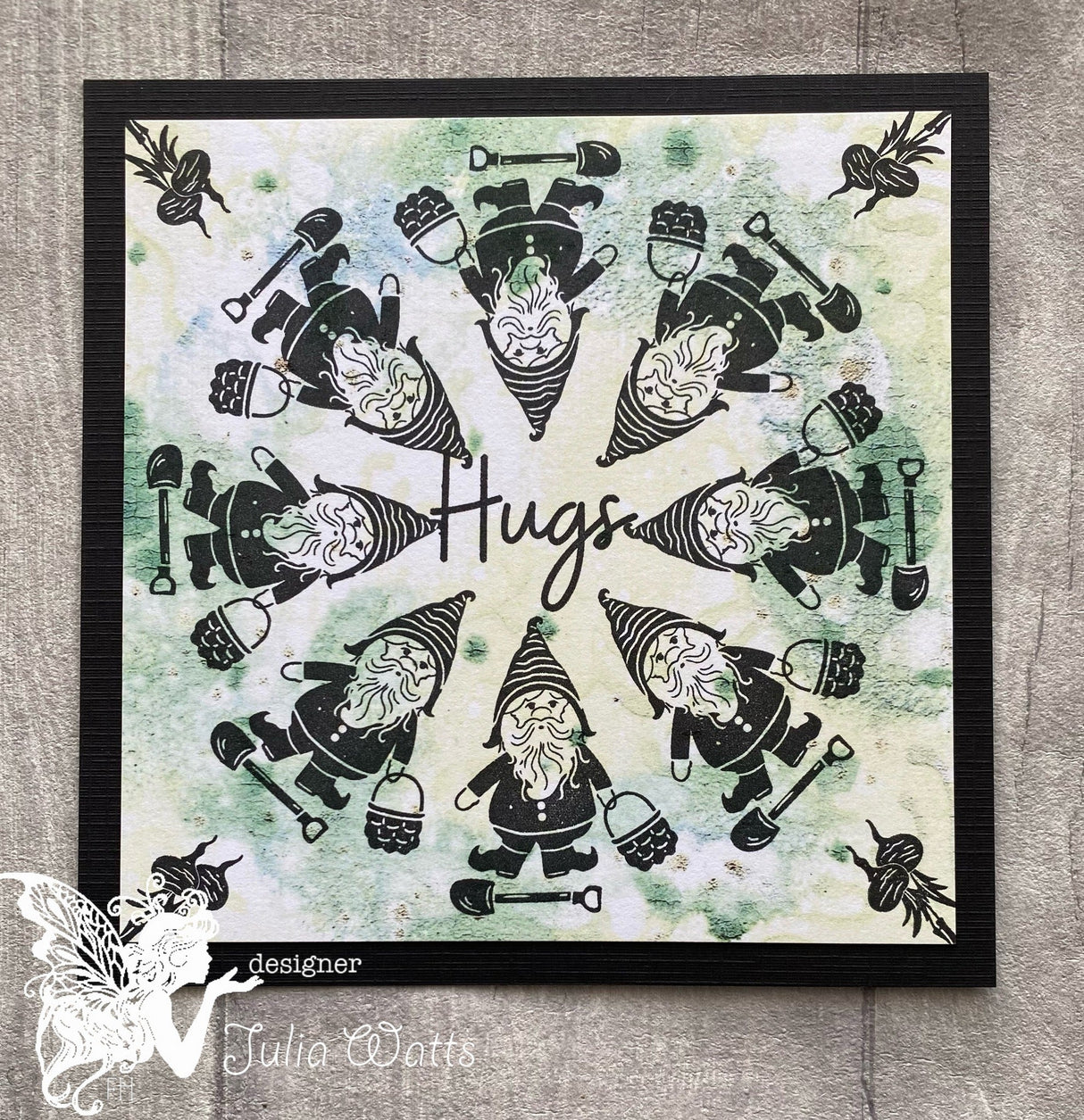 Fairy Hugs Stamps - Garden Gnomes
