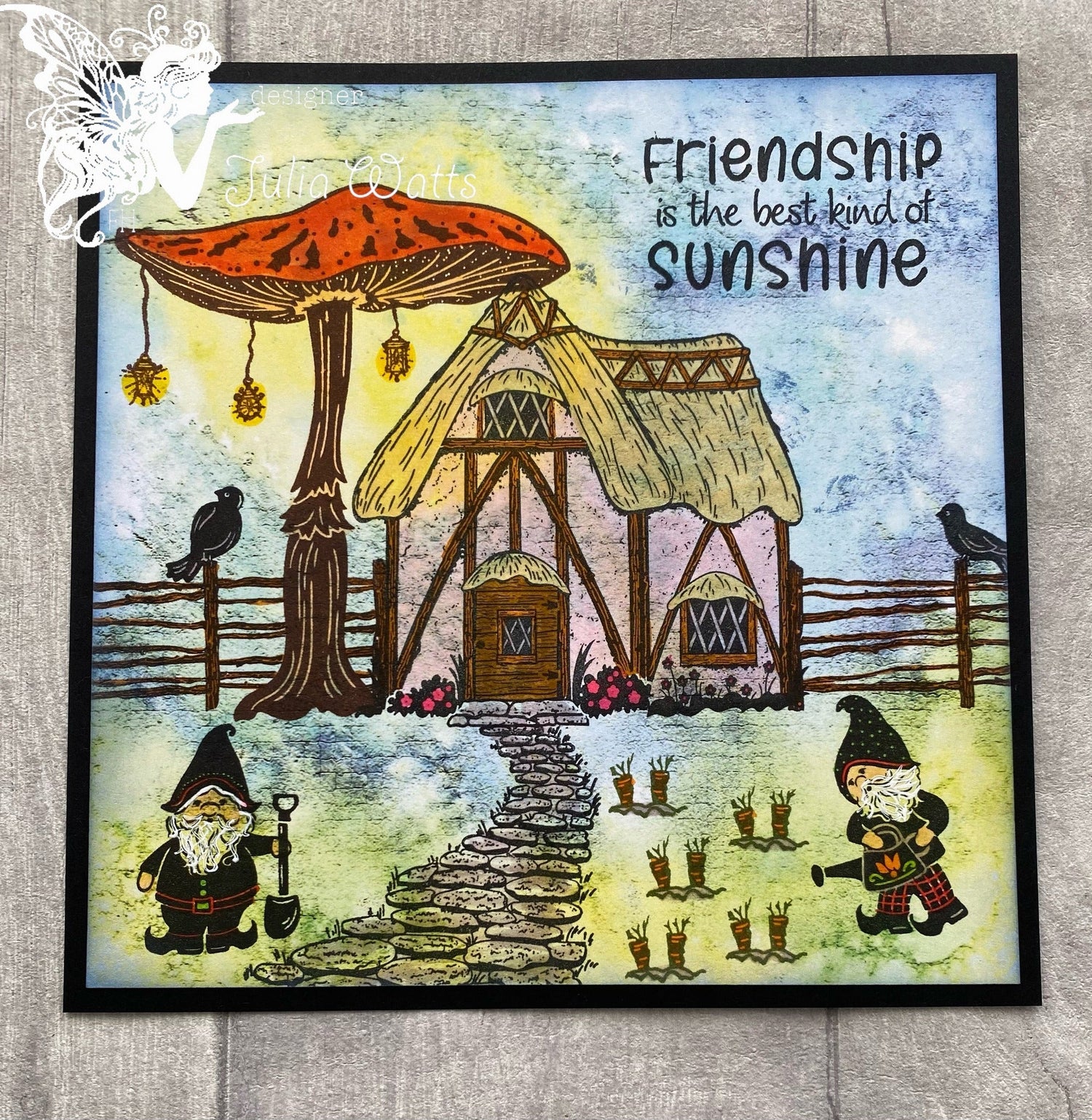 Fairy Hugs Stamps - Garden Gnomes