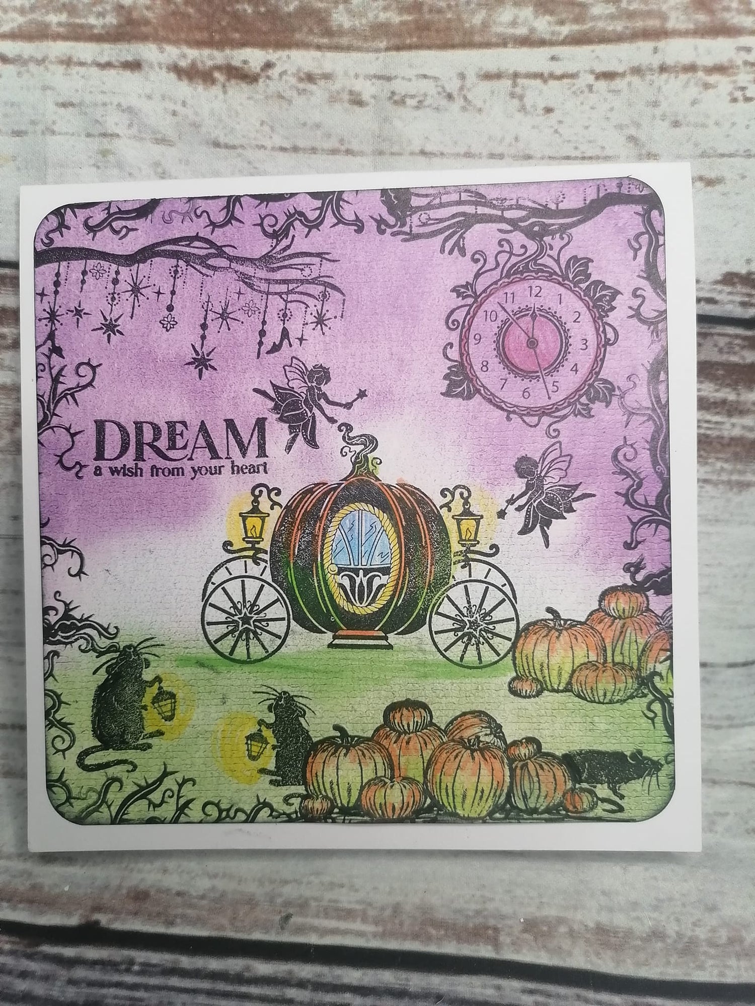 Fairy Hugs Stamps - Pumpkin Carriage