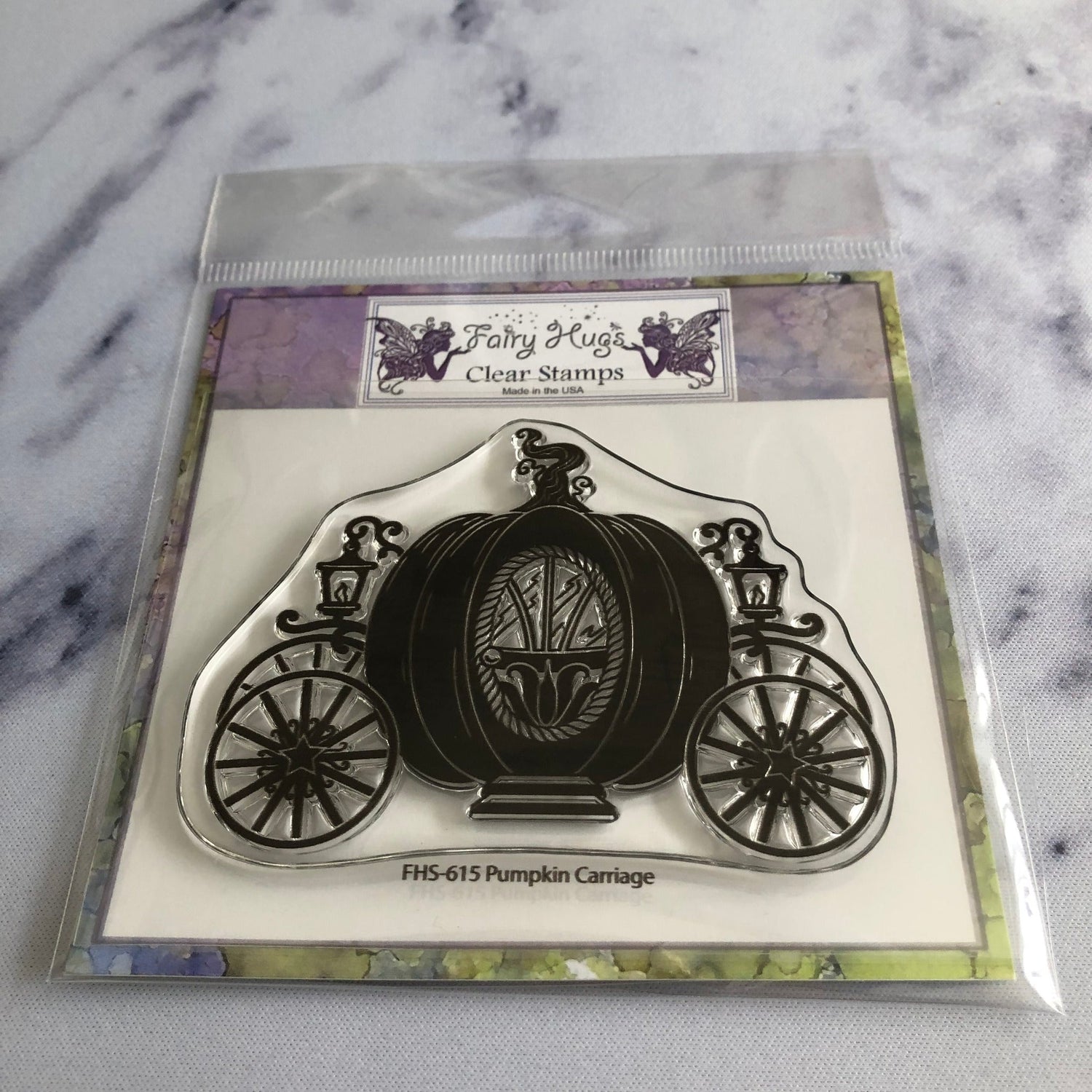 Fairy Hugs Stamps - Pumpkin Carriage