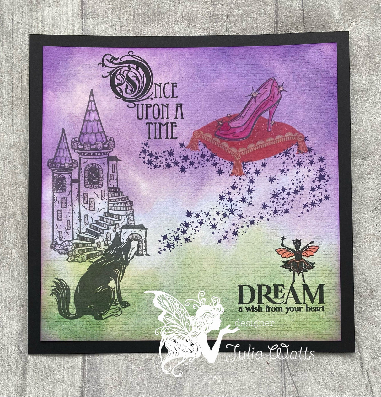 Fairy Hugs Stamps - Glass Slipper