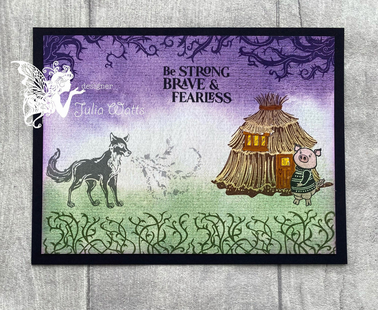 Fairy Hugs Stamps - Straw House