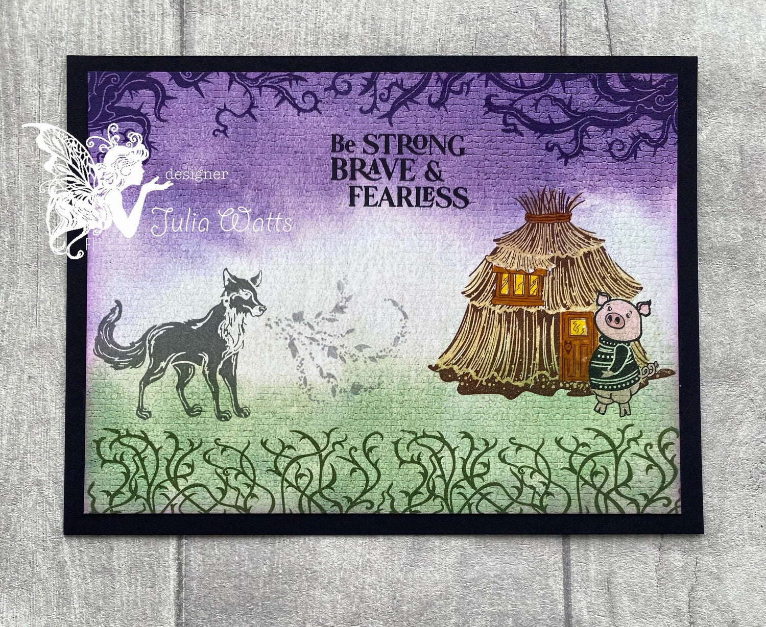 Fairy Hugs Stamps - Straw House