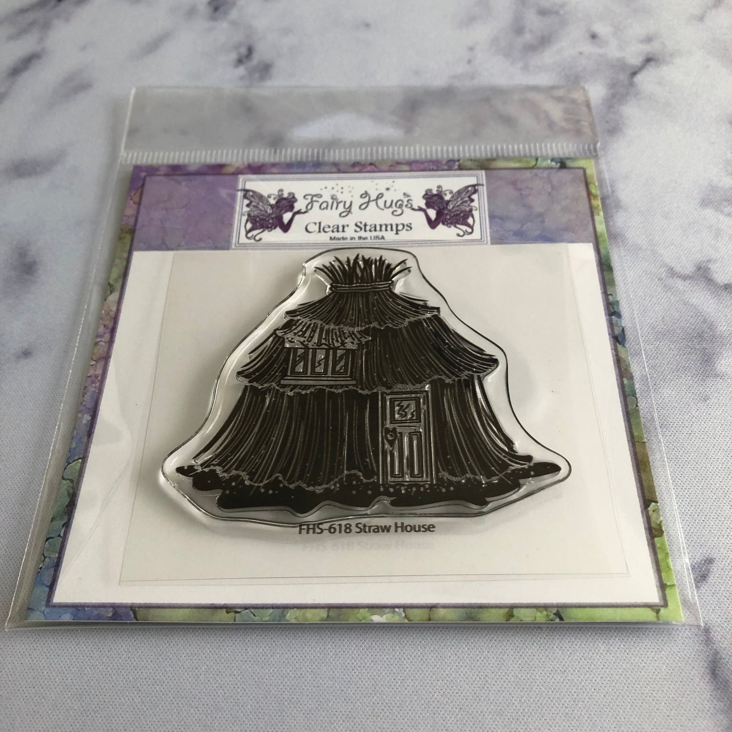 Fairy Hugs Stamps - Straw House