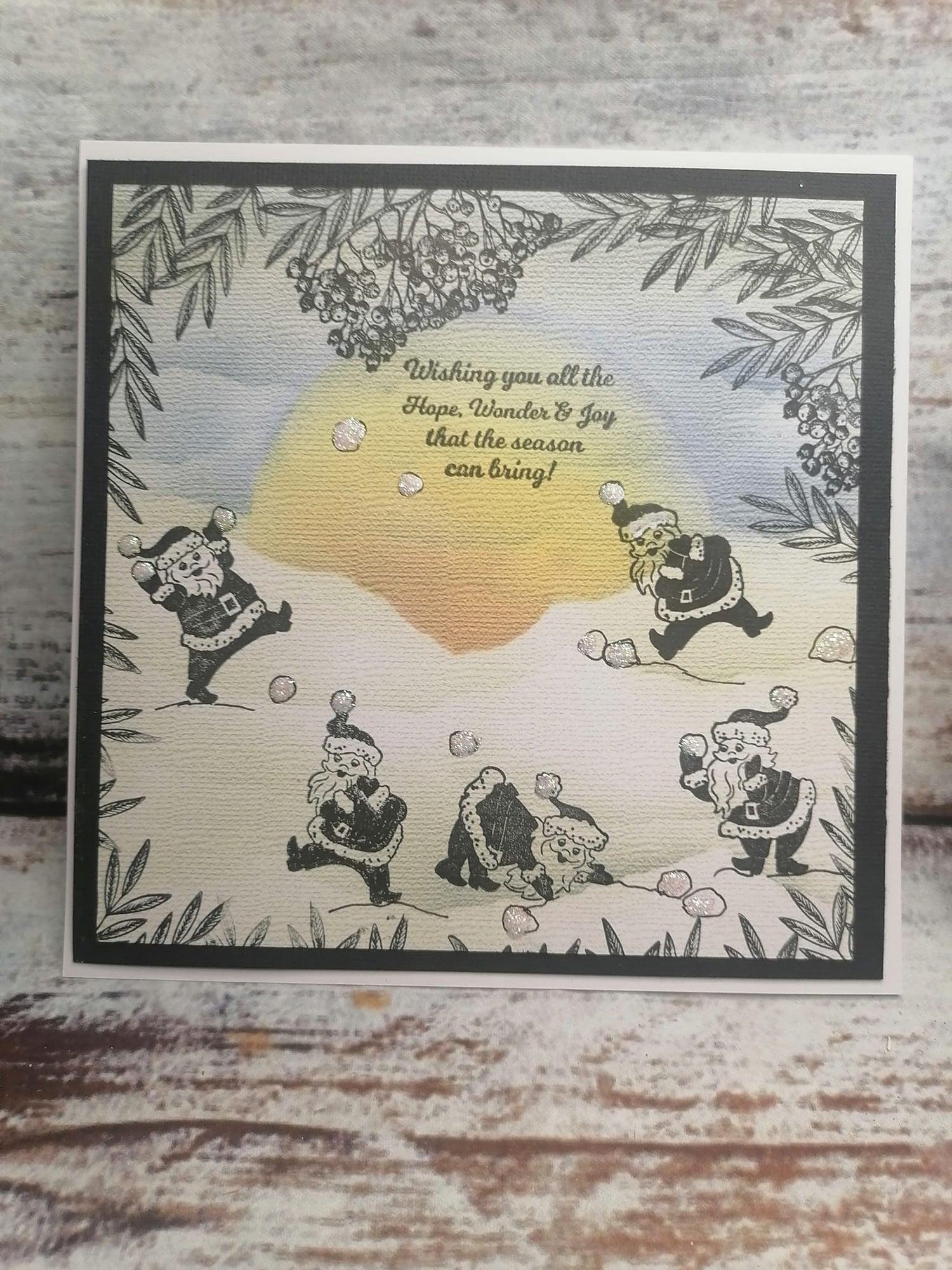 Fairy Hugs Stamps - Winter Leaves & Berries