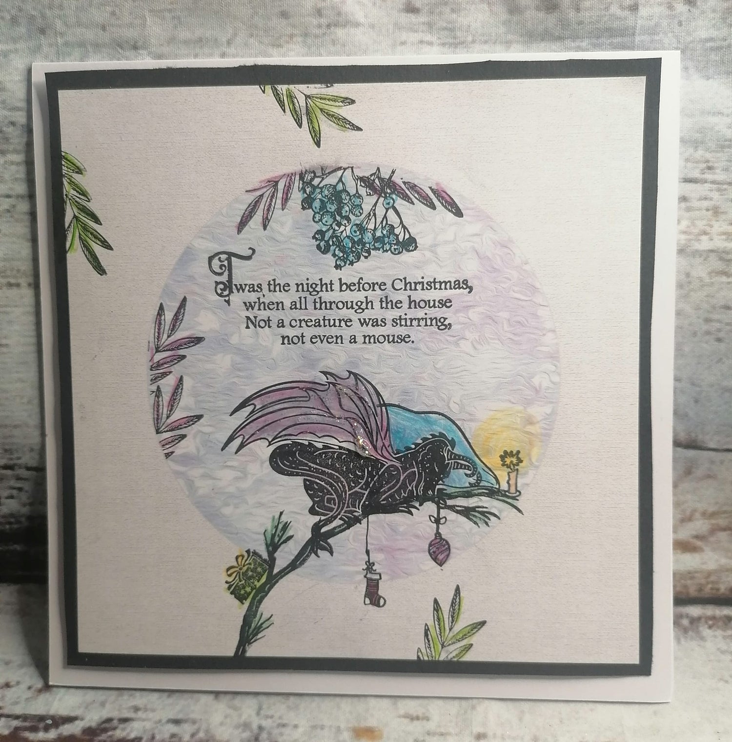 Fairy Hugs Stamps - Winter Leaves & Berries