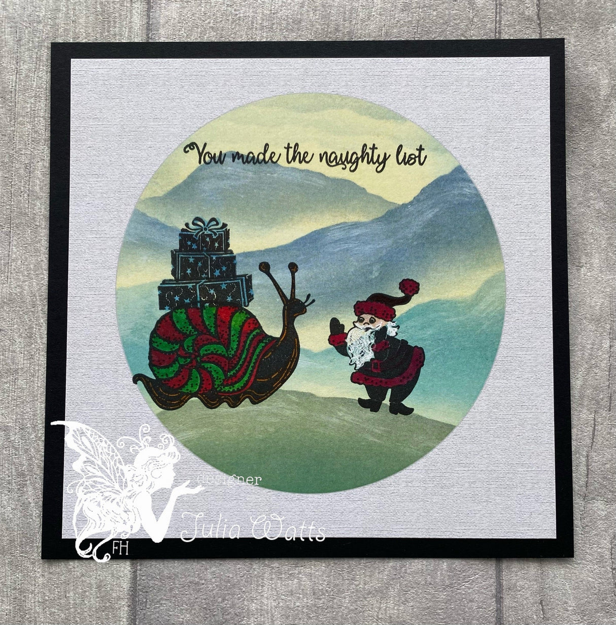 Fairy Hugs Stamps - Snail Delivery