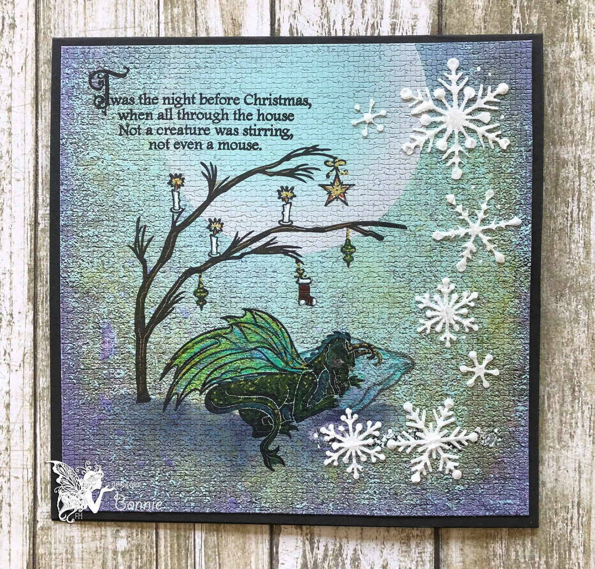 Fairy Hugs Stamps - Festive Branch